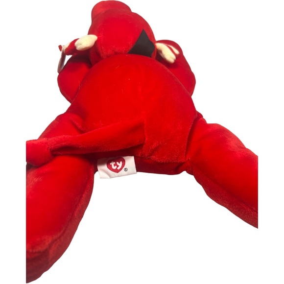 TY Pillow Pal Red Snort Bull 1997 Retired Beanie Babies With Tag Plush Stuffed - Picture 7 of 8